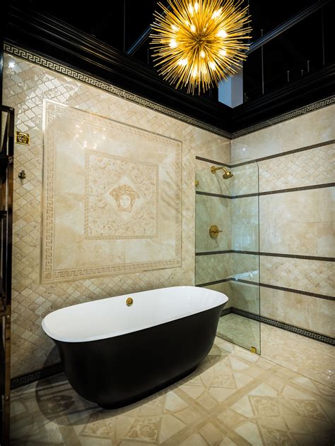 pavimento con disegni versace|versace bathroom tiles.